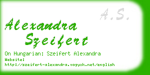 alexandra szeifert business card